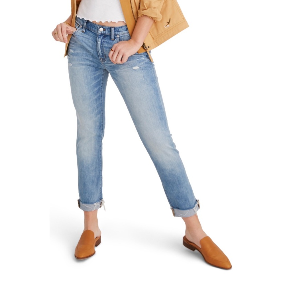 NWT‎ Madewell Curvy The Slim BoyJean Women's 36/22